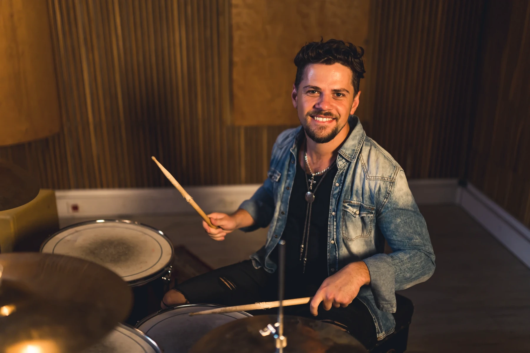 Independent musician drummer
